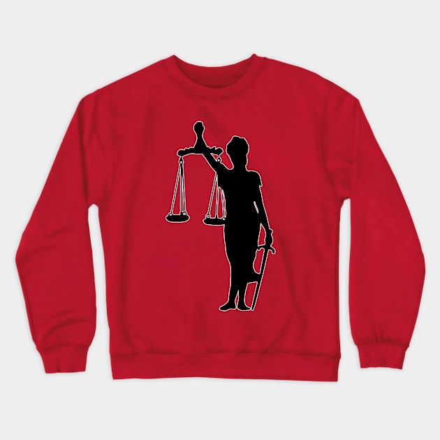 Justice Crewneck Sweatshirt by Huggy Mauve